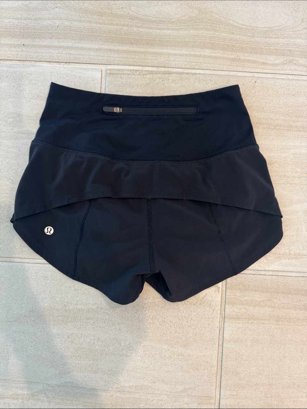 lululemon athletica Black Running Shorts